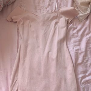 Off the shoulder mini dress